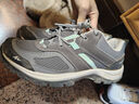迪卡侬徒步鞋男女登山鞋运动鞋户外防滑透气缓震低帮情侣 MH100 女款_灰色/绿色 39 实拍图