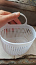 可爱壁挂式收纳篮多功能厨房浴室小挂篮免打孔挂墙首饰盒小号 白色大嘴挂壁收纳盒 实拍图