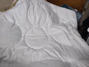 富安娜 舒暖 纤维被子冬季被芯 双人冬厚被 约6.3斤 203*229cm 白色 实拍图