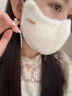 猫人口罩女高颜值秋冬天防风防寒冬季骑行保暖雾霾防晒可水洗2025新款 白色 1个 晒单实拍图