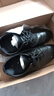阿猫顿  皮鞋男商务正装鞋男士英伦系带鞋子青年时尚简约百搭防滑透气 黑色基础款 38 实拍图