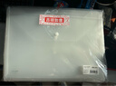 得力（deli）10只A4加厚透明文件袋 按扣资料袋 防水档案袋资料合同公文袋 财务票据收纳 学习用品 P05501A 实拍图
