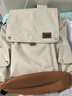 Lee户外双肩包男登山旅行包大容量背包女学生书包16寸电脑包 卡其色 实拍图