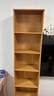 蔓斯菲尔（MSFE）简易书架置物架小书架落地一体靠墙窄缝收纳置物架夹缝书架 40X24X180CM+6层枫木色 实拍图