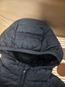 鸭鸭（YAYA）儿童轻薄羽绒服短款小童中大童连帽男女童2023秋冬洋气童装外套 黑色 90 实拍图