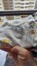 童泰新生儿半背衣婴儿衣服纯棉四季0-3月宝宝上衣满月服2件装 黄色 52 实拍图