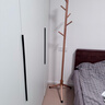 林氏家居实木简易衣帽架落地卧室北欧挂衣服架【原木色】LS176G6-D衣帽架 实拍图