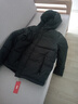 京东京造羽绒服男鸭绒加厚防寒工装面包服短款冬季外套衣服 黑色 L 实拍图