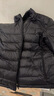 网易严选25新品90鸭绒轻暖羽绒服保暖0压感防泼水蓄热抗菌外套抗静电 A款25新品90鲜绒立领-水墨黑 2XL 实拍图