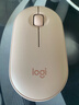 罗技（Logitech）时尚系列 PEBBLE鼠标 无线蓝牙鼠标 办公静音鼠标 女性鼠标对称鼠标 鹅卵石造型 玫瑰粉 实拍图