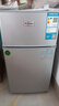 志高（CHIGO）小冰箱迷你小型家用冷藏冷冻两用宿舍出租房用双门办公室电冰箱节能省电 【店长推荐】48L银色【三天约一度电】 实拍图