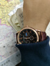 【网红爆款】商务腕表石英运动表休闲皮带男女手表 合金棕色【升级】 实拍图