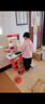 Eve Stone SPECIAL GIRL LIKE YOU女孩玩具儿童厨房玩具3-6岁套装仿真厨具做饭玩具过家家小厨房4岁 超大号100cm+烤面包机+101件套红 男女孩6-12宝宝1到3岁生日礼物 实拍图