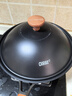三禾钛铁不粘炒锅无涂层炒菜锅铁锅轻量燃气灶炒锅32cm 实拍图