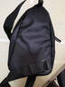 【运动腰包】跑步包男休闲斜挎包手机包防泼水健身包 黑色 实拍图