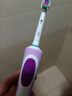 欧乐B电动牙刷成人送男士女士情侣实用新人生日2D声波小圆头旋转充电式软毛刷头D12两支装礼物 实拍图
