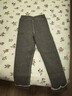 贝瑞加（Babyprints）女童打底裤秋冬宝宝加绒棉裤女孩加厚长裤保暖羊羔毛裤子 浅灰120 实拍图