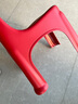 禧天龙小椅子宝宝椅加厚凳子椅子带靠背幼儿矮凳小板凳换鞋凳 故宫红【防滑脚垫】1个装 【承重160斤】 实拍图