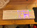 前行者GX 87键真机械手感游戏键盘鼠标套装有线静音薄膜键鼠台式电脑网吧笔记本办公背光USB外接外设 白色-彩虹光键盘【电竞2件套】 实拍图