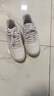 特步男鞋运动鞋空军一号情侣板鞋百搭休闲鞋时尚耐磨防滑运动鞋潮板鞋 新白色【女款新版】 38 实拍图
