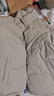 马登工装美式休闲90白鸭绒羽绒服男户外防风外套冬季男士保暖面包服 浅灰色 3XL 实拍图