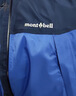 mont·bell雷系列冲锋衣男款户外徒步登山防风防水单层硬壳夹克外套 1128635 海军蓝/原色蓝 NV/PB M 实拍图