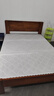 沃尔福 【现货闪发】床 橡胶木实木床简约单人床卧室家具北欧主卧双人床 浅咖色+5cm椰棕床垫 1500mm*2000mm 实拍图