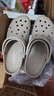 CROCS卡骆驰洞洞鞋贝雅男鞋女鞋轻便耐磨一脚蹬拖鞋休闲鞋|10126 卵石色-2V3 44 (280mm) 实拍图
