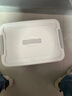 京东物流 特大号塑料收纳箱家用整理箱超大容量衣物储物箱收纳 适合书籍 45*32*24cm 特大号 不透明 蓝色 实拍图