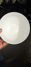 瓷侠客北欧简约陶瓷饭碗家用纯白吃米饭碗骨瓷大号面碗可微波纯色小汤碗  4.5英寸标准米饭碗【10个】 实拍图