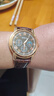正品男士手表高档休闲石英表简约气质男表皮带高颜值罗马时尚腕表 咖啡色指挥官款 实拍图