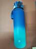 京东京造运动水杯  tritan水杯运动水壶大容量外出方便携带 青蓝渐变1L 实拍图