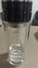 希诺双层玻璃杯男茶水分离杯高档泡茶杯子车载水杯XN-9338黑色 290mL 实拍图
