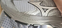 美津浓（MIZUNO）【RACER V2】25年新款高街机能复古潮流慢跑鞋男女缓震透气跑鞋 05/港雾灰/银色/鲨鱼灰 42.5 (275mm) 实拍图