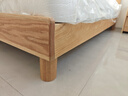 京东京造家居京兮实木床 FAS级橡木环保水性漆工艺 双人床原木色1.8×2米 实拍图