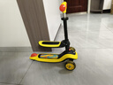 babycare儿童滑板车小孩1-6岁宝宝可折叠升降调高踏板单脚滑滑车可坐可滑 【莫迪克二合一】洛克黄 实拍图