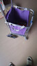 美纳美买菜车购物车拖车小拉车老人买菜手拉车爬楼可折叠拉杆行李车小车 标准爬楼款八轮折叠两用【紫色】 实拍图