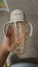 贝亲（Pigeon）自然成长翻盖直饮吸管 大童奶瓶330ml 经典款 18月+  AA278 实拍图