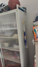 厨房置物架落地多层家用收纳柜对开门防尘储物柜钢制多功能橱柜子 皓月白-六层长120-层高可调 实拍图