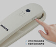 飞利浦(PHILIPS）电话机座机 固定电话 办公家用 壁挂机 桌壁两用 免电池  一键拨号TD2801白色 实拍图