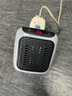 KDANG取暖器迷你暖风机家用浴室电暖气热暖风取暖神器全屋升温大面积50平方全屋速热 【专利款】星空灰+远程遥控+即开即热 实拍图
