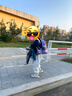 乐同书包人体工学儿童护脊书包 小学生书包双肩加厚S肩带简约轻便分层 中童4-6年级 | 芋紫色 实拍图