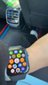 Apple/苹果 Watch S11 智能手表GPS款42毫米深空灰色铝金属表壳黑色运动型表带S/M MEUG4CH/B 实拍图