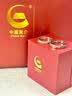 央创时尚中国黄金情侣对戒情侣款银戒指一对表白纪念日生日礼物送女友S925 实拍图