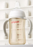 贝亲（Pigeon）PPSU宽口径双把手奶瓶240ml M号奶嘴 3个月+ AA270 实拍图