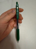 斑马牌（ZEBRA）【热门商品】JJ15 按动中性笔 签字笔 0.5mm子弹头啫喱笔水笔 学生彩色手账笔 深翠绿色 实拍图