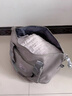 八海鸟可折叠旅行包女超大容量健身包轻便待产包收纳袋双层收纳包-灰色 实拍图