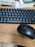 罗技（Logitech）MK220 键鼠套装 无线键鼠套装 办公键鼠套装  多媒体键鼠套装 带无线2.4G接收器 黑色 实拍图