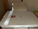 佳能（Canon） MG2580WH打印复印扫描一体机喷墨彩色打印机家用照片学生办公可加墨 套餐四：2580黑彩连喷加墨+黑彩墨水4瓶+小白盒 实拍图