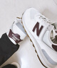 NEW BALANCE NB574官方休闲鞋女鞋复古舒适秋冬透气网鞋轻便百搭潮流运动鞋 米白色 WL574RCF 36.5 (脚长23cm)尺码详询客服 实拍图